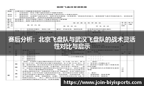 赛后分析：北京飞盘队与武汉飞盘队的战术灵活性对比与启示